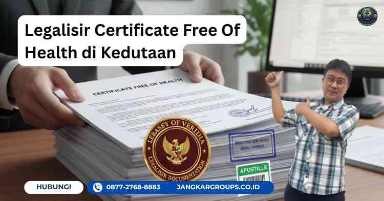 Legalisir Certificate Free Of Health di Kedutaan