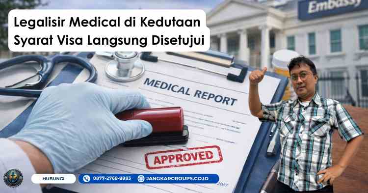 Legalisir Medical di Kedutaan Syarat Visa Langsung Disetujui