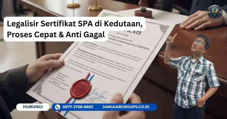 Legalisir Sertifikat SPA di Kedutaan, Proses Cepat & Anti Gagal