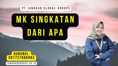 MK Singkatan Dari Apa