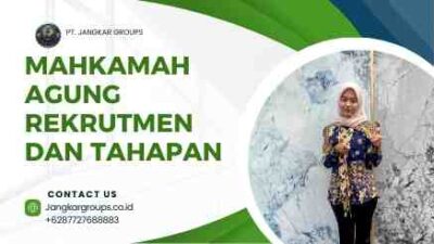 Mahkamah Agung Rekrutmen Dan Tahapan