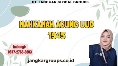 Mahkamah Agung UUD 1945