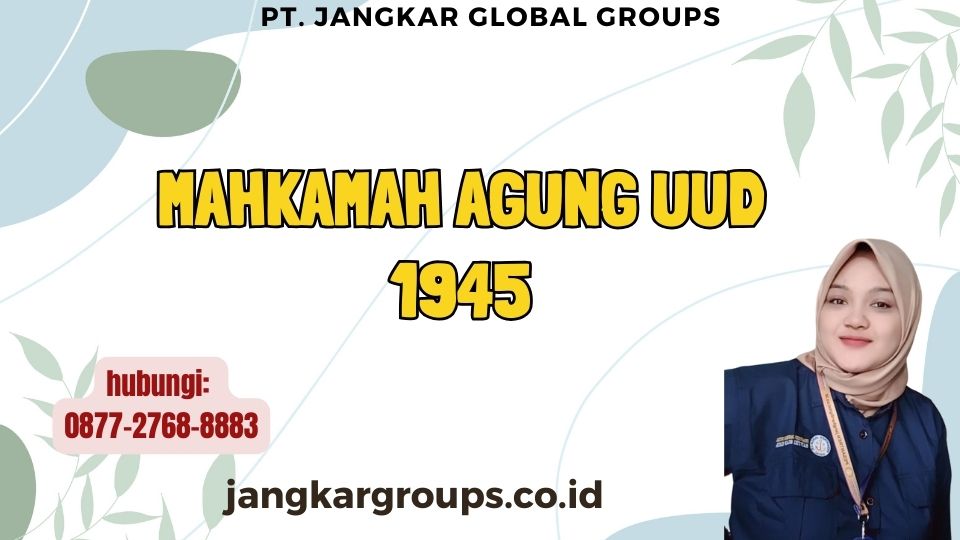 Mahkamah Agung UUD 1945