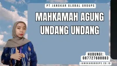 Mahkamah Agung Undang Undang