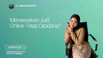 Menawarkan Judi Online Tetap Dipidana?