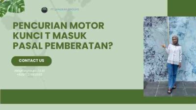 Pencurian Motor Kunci T Masuk Pasal Pemberatan?