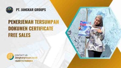 Penerjemah Tersumpah Dokumen Certificate Free Sales