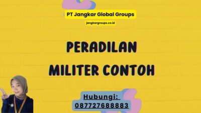 Peradilan Militer Contoh