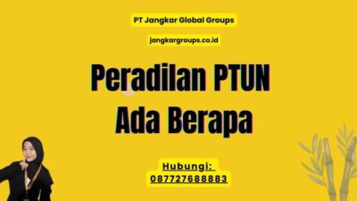 Peradilan PTUN Ada Berapa