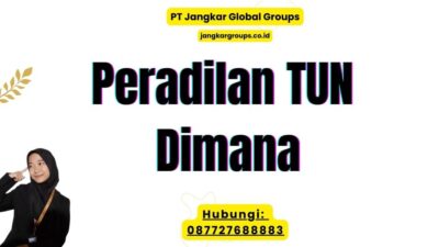 Peradilan TUN Dimana