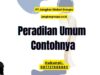 Peradilan Umum Contohnya