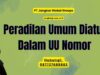 Peradilan Umum Diatur Dalam UU Nomor
