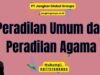 Peradilan Umum dan Peradilan Agama