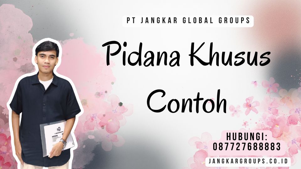 Pidana Khusus Contoh