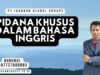 Pidana Khusus Dalam Bahasa Inggris