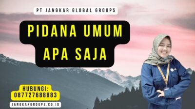 Pidana Umum Apa Saja