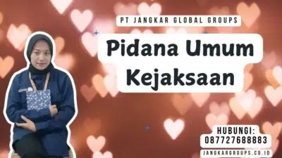 Pidana Umum Kejaksaan