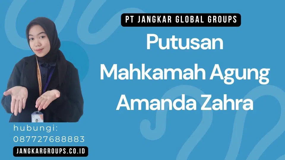 Putusan Mahkamah Agung Amanda Zahra