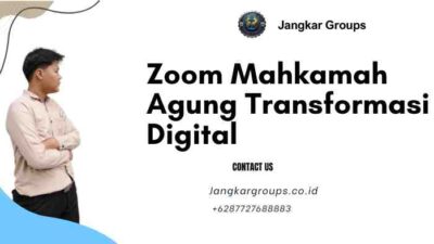 Zoom Mahkamah Agung Transformasi Digital