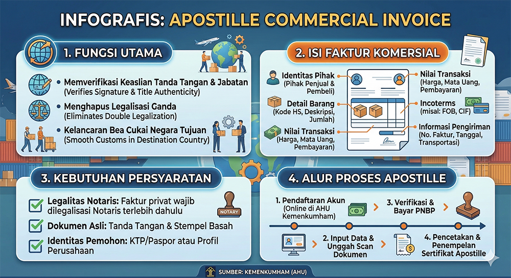 infografis apostille commercial invoice