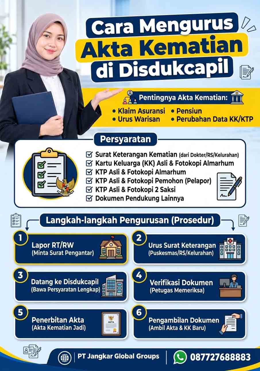 Cara Mengurus Akta Kematian di Disdukcapil