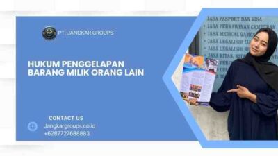 Hukum Penggelapan Barang Milik Orang Lain