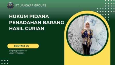 Hukum Pidana Penadahan Barang Hasil Curian