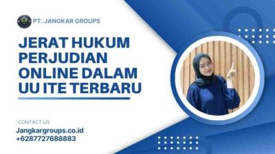 Jerat Hukum Perjudian Online dalam UU ITE Terbaru