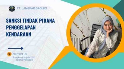 Sanksi Tindak Pidana Penggelapan Kendaraan