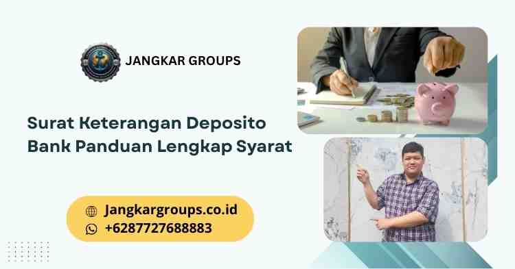 Surat Keterangan Deposito Bank Panduan Lengkap Syarat