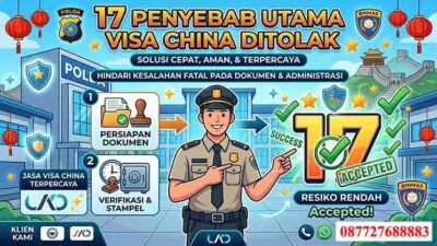 17 Penyebab Utama Visa China di Tolak