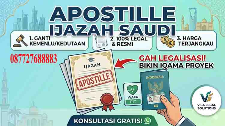 Apostille Ijazah untuk Kerja di Saudi