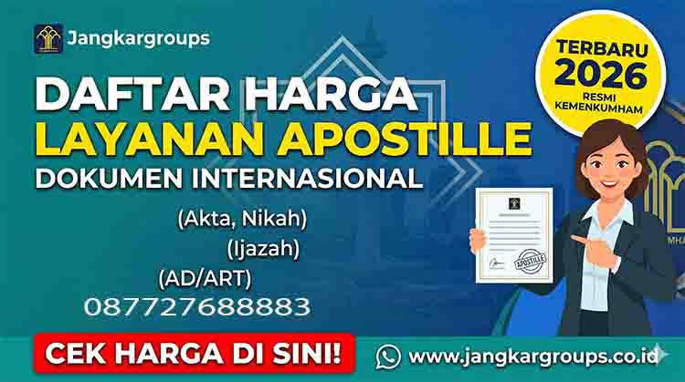 Daftar Harga Layanan Apostille