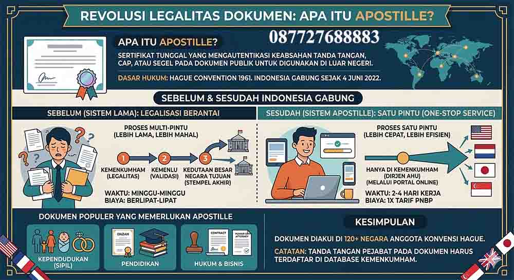 Infografis Apostille adalah