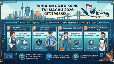Infografis Gaji TKI Macau