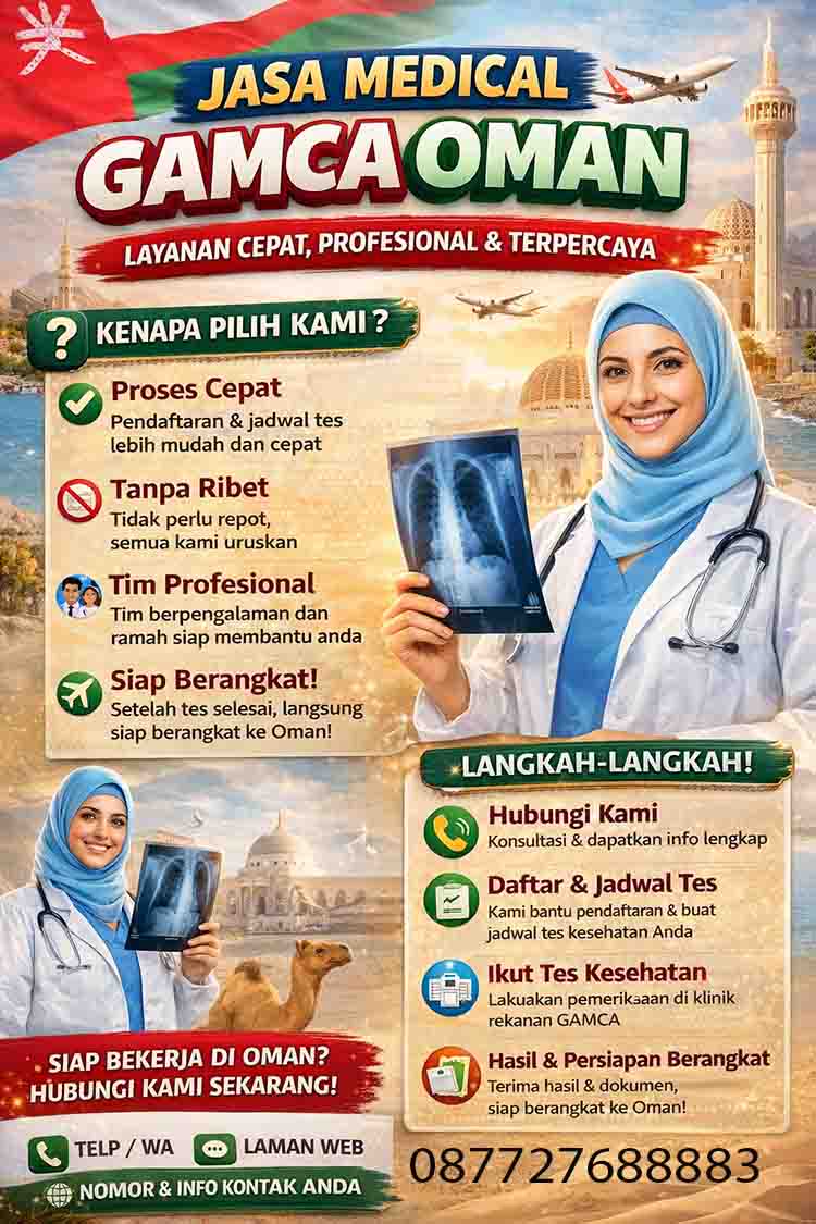 Infografis Jasa Medical Gamca Oman Infografis Jasa Medical Gamca Oman