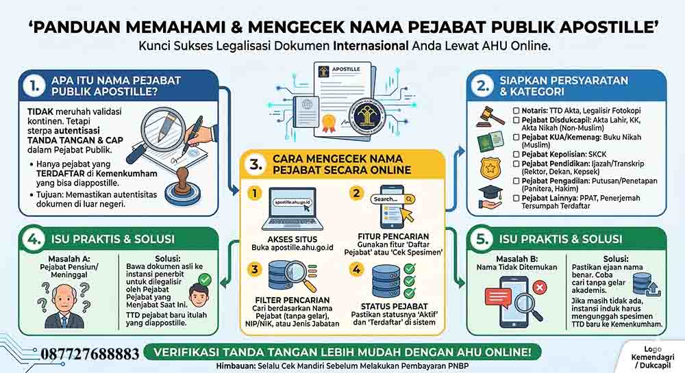Infografis Nama Pejabat Publik Apostille