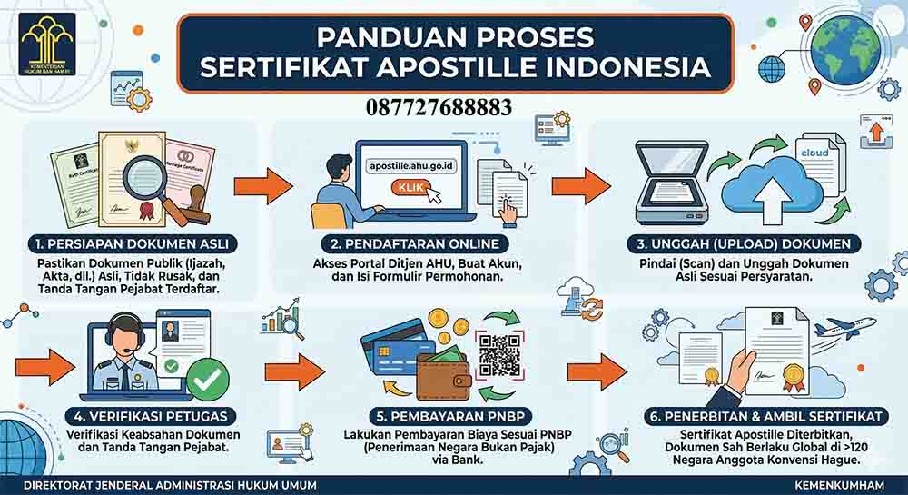 Infografis Sertifikat apostille