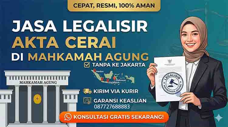 Jasa Legalisir Akta Cerai di Mahkamah Agung