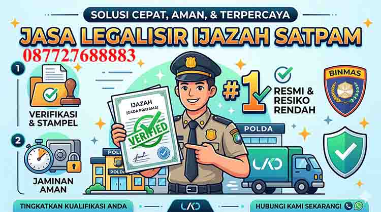 Jasa Legalisir Ijazah Satpam