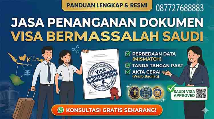 Jasa Penanganan Dokumen Visa Bermasalah Saudi