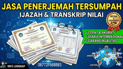 Jasa Penerjemah Tersumpah Ijazah & Transkrip Nilai