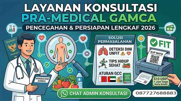 Layanan Konsultasi Pra-Medical Gamca wafid