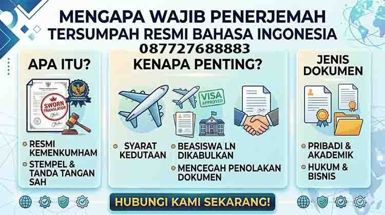 Mengapa Wajib Penerjemah Tersumpah Bahasa Inggris