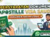 Persyaratan Dokumen Apostille untuk Visa Saudi