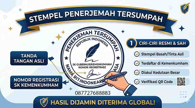 Stempel Penerjemah Tersumpah