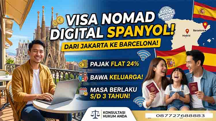 Visa Nomad Digital Spanyol