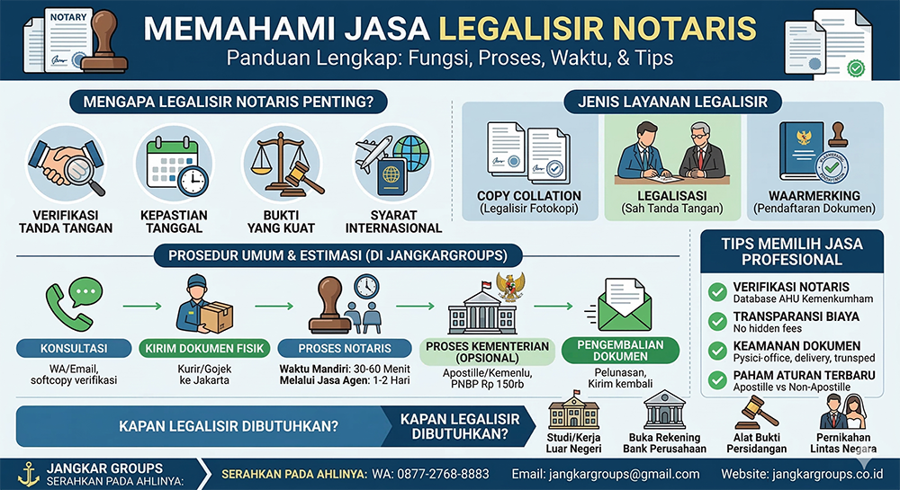 infografis Jasa Legalisir Notaris