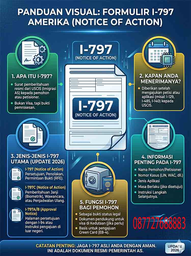 Infografis Formulir I-797 Amerika