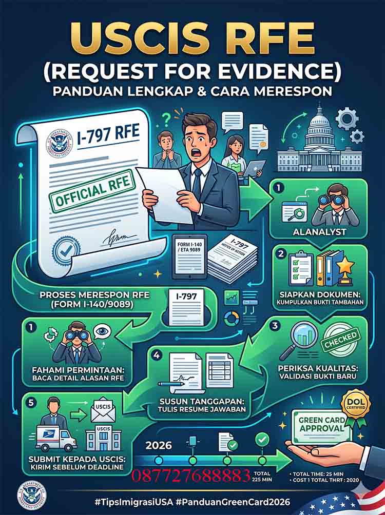 Infografis RFE dari USCIS